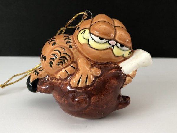 画像1: USA ヴィンテージ ENESCO ガーフィールド 置物 Garfield 1980s (1)