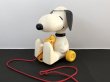 画像1: スヌーピー ウッドストック 1970's 1980's HASBRO製 PULL TOY ヴィンテージ vintage SNOOPY PEANUTS USA (1)