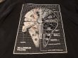 画像2: USED STARWARS スターウォーズ ミレニアムファルコン 半袖Tシャツ S/S Tee  (2)