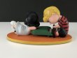 画像3: ヴィンテージ Danbury Mint ダンバリーミント 1994s [LOVESTRUCK LUCY] シュローダー ルーシー フィギュア 置物 USA PEANUTS スヌーピー (3)