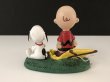 画像4: ヴィンテージ Danbury Mint ダンバリーミント 1993s [STRUNG OUT] スヌーピー チャーリーブラウン フィギュア 置物 USA PEANUTS (4)