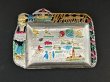 画像1: USA ヴィンテージ スーベニア アッシュトレイ ワイオミング州 Wyoming 灰皿 1950s 1960s vintage souvenir Antique ashtray (1)