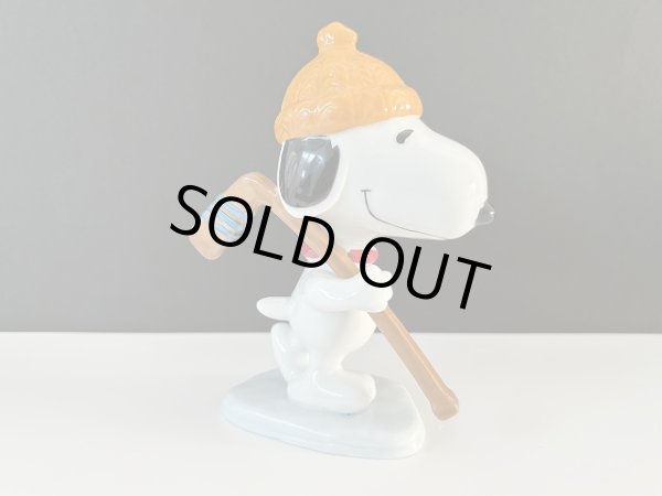 画像1: スヌーピー ホッケー FLAMBRO フィギュア 置物 USA ヴィンテージ SNOOPY (1)