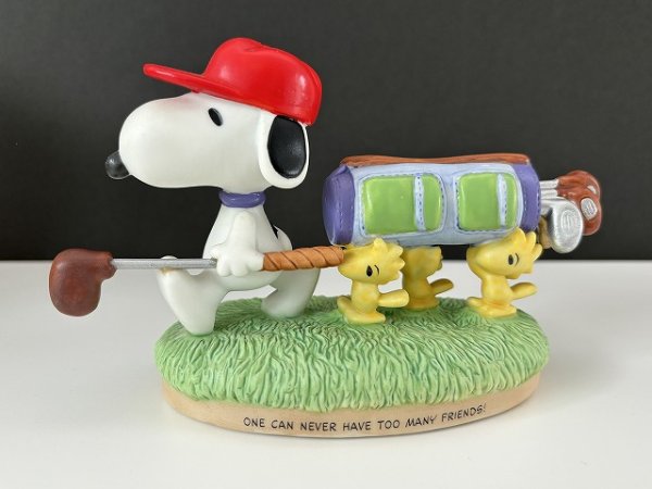 画像1: HALLMARK スヌーピー ウッドストック ゴルフ PEANUTS GALLERY オールド USA ヴィンテージ (1)