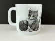 画像3: グラスベイク CAT キャット 猫 ネコ ねこ マグ ヴィンテージ Glasbake (3)