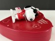 画像3: 可愛いケース付き USA SNOOPY スヌーピー ジョークール キーホルダー PVC フィギュア Whitman's オールド ビンテージ PEANUTS (3)