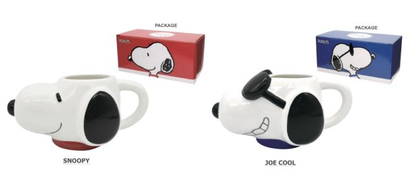 画像1: [新品雑貨]　スヌーピー / ジョークール FACE MUG PEANUTS (1)