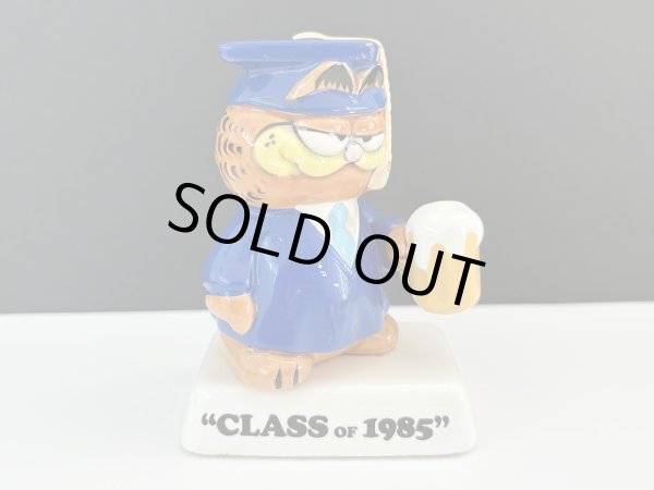 画像1: レア 1985年 USA ヴィンテージ ENESCO ガーフィールド 置物 Garfield 1980s (1)