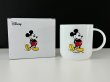 画像1: [新品雑貨]　ミッキー MICKEY GLASS MUG 耐熱ガラスマグ (1)