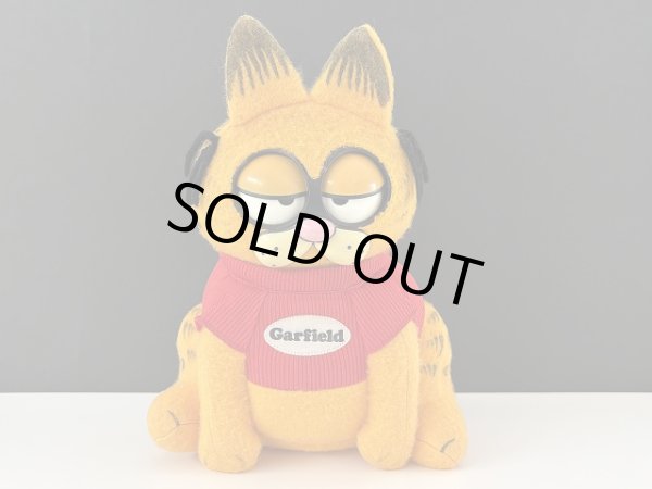画像1: USA ヴィンテージ トーキング ガーフィールド ぬいぐるみ Garfield 1980s vintage (1)