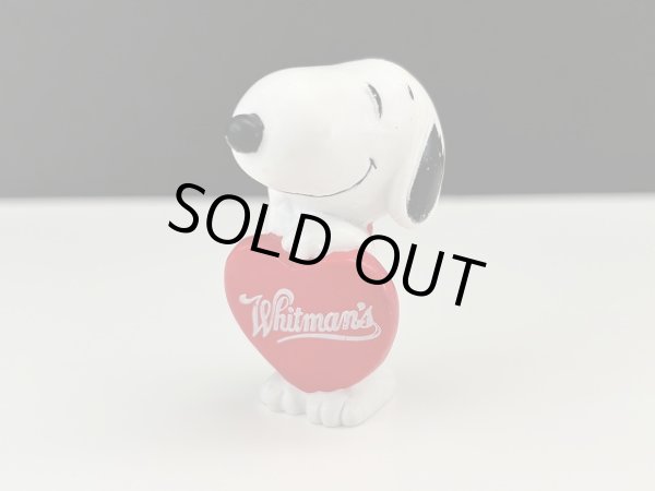 画像1: USA SNOOPY スヌーピー ウッドストック PVC フィギュア Whitman's オールド ビンテージ PEANUTS (1)
