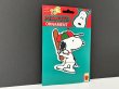 画像2: 未使用 デッドストック ヴィンテージ スヌーピー 野球 ベースボール WOOD ウッド オーナメント SNOOPY PEANUTS USA (2)