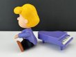 画像3: ピアノから音が出ます シュローダー フィギュア USA SNOOPY スヌーピー ヴィンテージ PEANUTS (3)