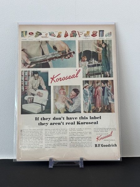 画像1: ビンテージ LIFE誌 1948年 ビンテージ広告 切り取り アドバタイジング ポスター (1)