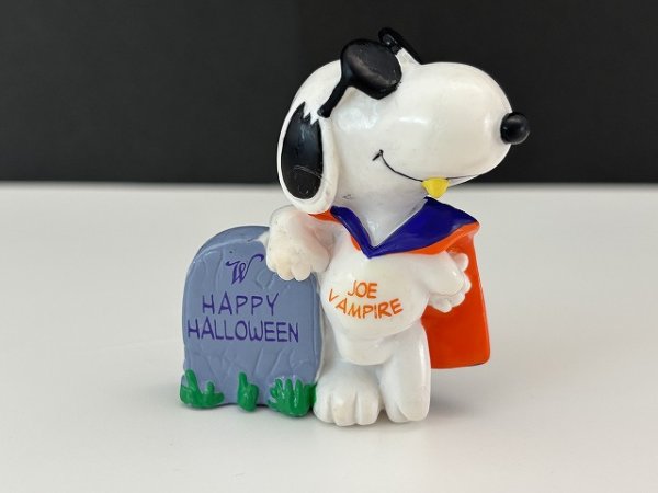 画像1: USA SNOOPY スヌーピー ジョークール ドラキュラ PVC フィギュア Whitman's オールド ビンテージ PEANUTS (1)