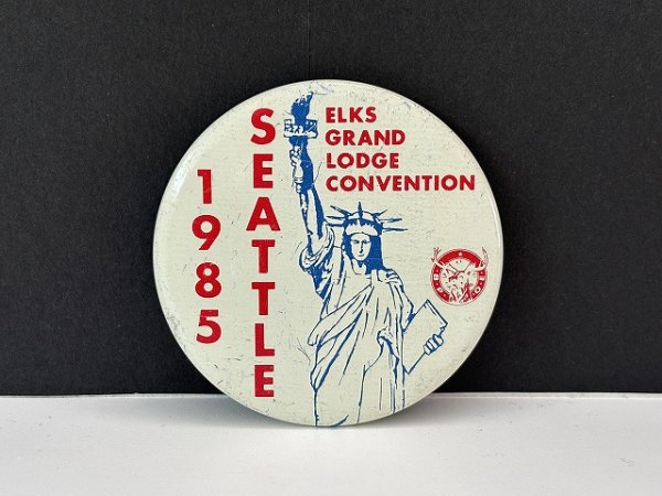 画像1: 1985年 ビンテージ 缶バッジ 缶バッチ USA vintage ヴィンテージ (1)