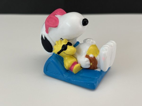 画像1: USA SNOOPY スヌーピー PVC フィギュア Whitman's オールド ビンテージ PEANUTS (1)