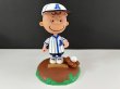画像2: チャーリーブラウン ベースボール 野球 フィギュア ドール USA SNOOPY スヌーピー オールド ヴィンテージ (2)