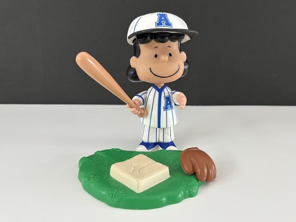 画像1: ルーシー LUCY ベースボール 野球 フィギュア ドール USA SNOOPY スヌーピー オールド ヴィンテージ (1)
