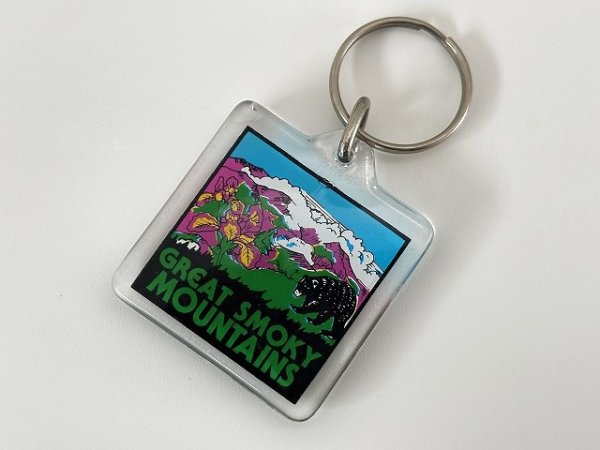 画像1: ヴィンテージ souvenir GREAT SMOKY MOUNTAINS スーベニア キーホルダー USA  (1)