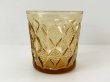 画像1: アンカーホッキング ジェムストーン 10oz オンザロック タンブラー ハニーゴールド ファイヤーキング アンバー GEMSTONE ANCHOR HOCKING USA ヴィンテージ (1)