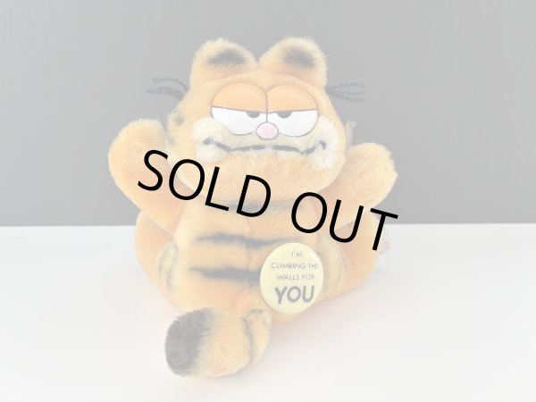 画像1: USA ヴィンテージ ガーフィールド ぬいぐるみ Garfield 1980s (1)