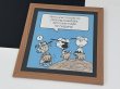 画像1: 1979年 スヌーピー チャーリーブラウン シュローダー ルーシー フレーム ポスター USA SNOOPY ピーナッツ PEANUTS ヴィンテージ (1)
