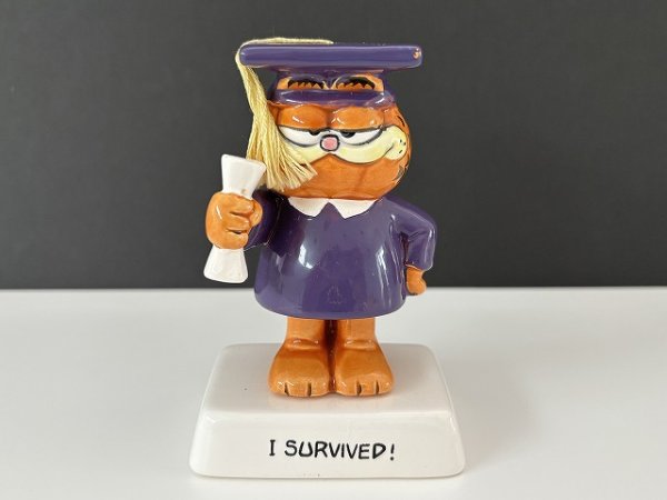 画像1: USA ヴィンテージ ENESCO ガーフィールド 置物 Garfield 1980s (1)