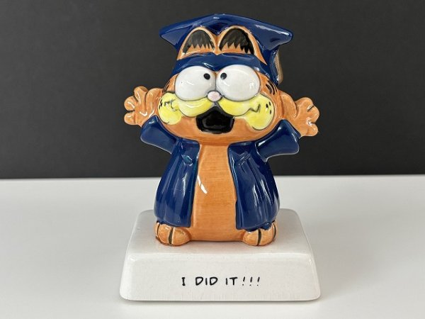 画像1: USA ヴィンテージ ENESCO ガーフィールド 置物 Garfield 1980s (1)