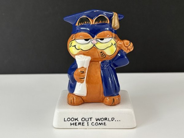 画像1: USA ヴィンテージ ENESCO ガーフィールド 置物 Garfield 1980s (1)