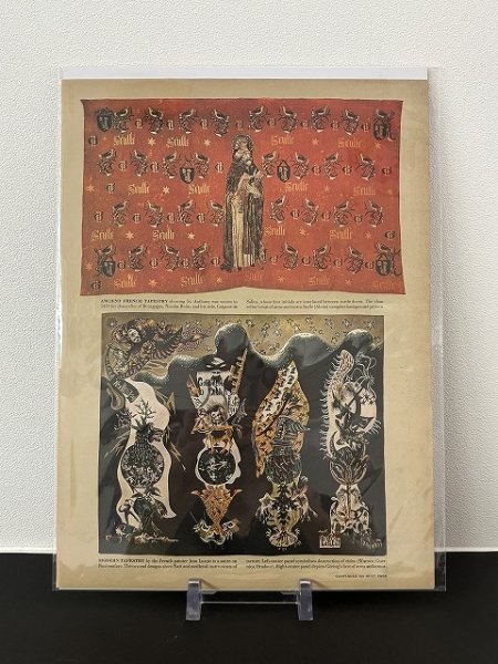 画像1: ビンテージ LIFE誌 1946年 アート ビンテージ広告 切り取り アドバタイジング ポスター (1)