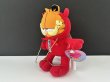 画像2: USA ガーフィールド ぬいぐるみ レッドデビル Garfield オールド  (2)