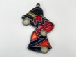 画像2: ステンドグラス風 ウォールデコ サンキャッチャー 壁掛け飾り USA オールド ヴィンテージ vintage (2)