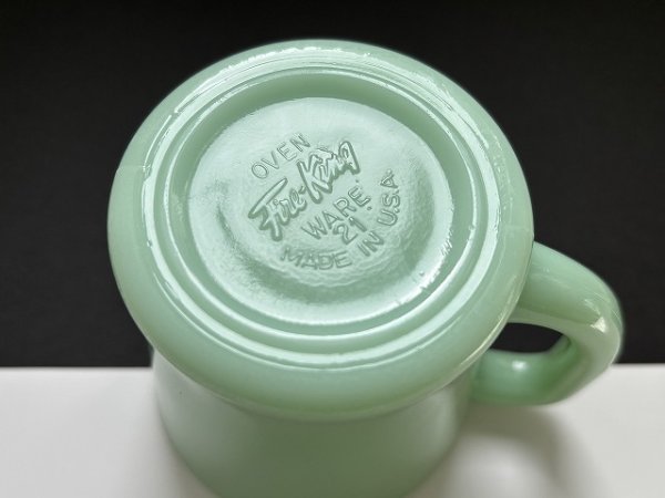画像8: レア 太ハンドル ファイヤーキング ジェダイ Dハンドル マグカップ Fire-king ヴィンテージ USA 1950's  1960's (8)