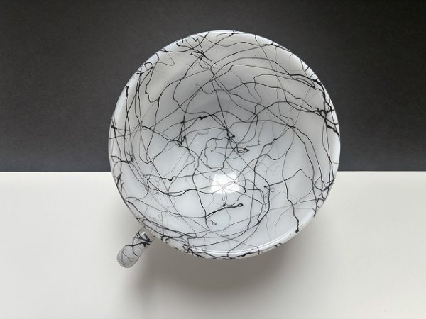 画像5: ヘーゼルアトラス ミッドナイトマジック C&S カップ&ソーサー HazelAtlas 1940's 1950's (5)