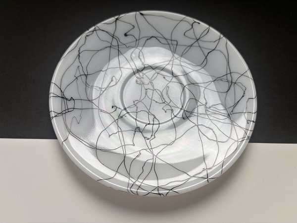 画像8: ヘーゼルアトラス ミッドナイトマジック C&S カップ&ソーサー HazelAtlas 1940's 1950's (8)