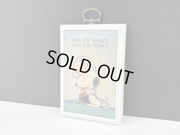 画像2: ヴィンテージ  スヌーピー チャーリーブラウン 1980's HALLMARK WALL PLAQUE 壁掛け 飾り SNOOPY PEANUTS MADE IN USA (2)