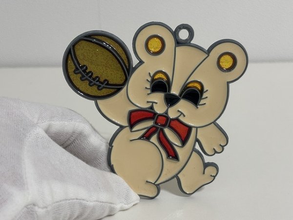 画像1: ステンドグラス風 ウォールデコ サンキャッチャー 壁掛け飾り USA オールド ヴィンテージ vintage (1)