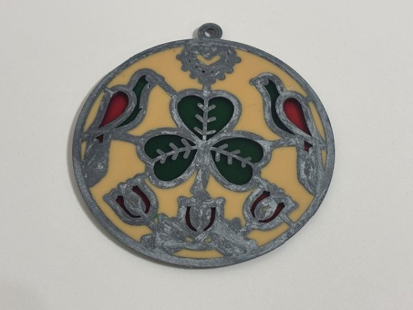 画像3: ステンドグラス風 ウォールデコ サンキャッチャー  壁掛け飾り USA オールド ヴィンテージ vintage (3)