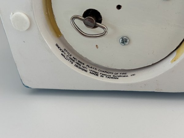 画像7: 1980年代 WILLITTS ヴィンテージ スヌーピー オルゴール JOE COOL ジョークール MUSIC BOX SNOOPY PEANUTS (7)