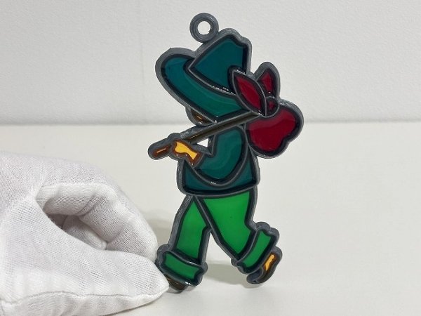 画像1: ステンドグラス風 ウォールデコ サンキャッチャー 壁掛け飾り USA オールド ヴィンテージ vintage (1)