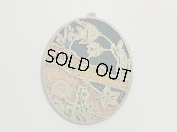 画像3: ステンドグラス風 ウォールデコ サンキャッチャー 海の生き物 壁掛け飾り USA オールド ヴィンテージ vintage (3)