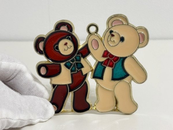 画像1: ステンドグラス風 ウォールデコ サンキャッチャー 壁掛け飾り USA オールド ヴィンテージ vintage (1)