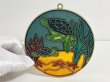 画像1: ステンドグラス風 ウォールデコ サンキャッチャー ト亀 カメ 壁掛け飾り USA オールド ヴィンテージ vintage (1)