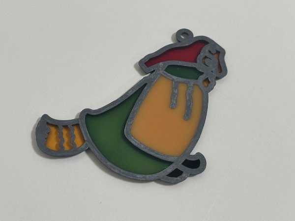 画像3: ステンドグラス風 ウォールデコ サンキャッチャー 壁掛け飾り USA オールド ヴィンテージ vintage (3)