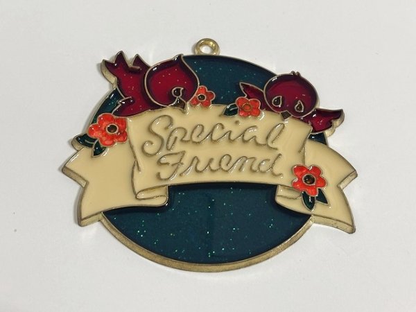 画像2: ステンドグラス風 ウォールデコ サンキャッチャー 鳥 壁掛け飾り USA オールド ヴィンテージ vintage (2)