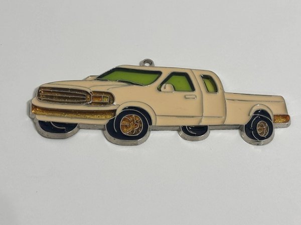 画像2: ステンドグラス風 ウォールデコ 車 サンキャッチャー 壁掛け飾り USA オールド ヴィンテージ vintage (2)
