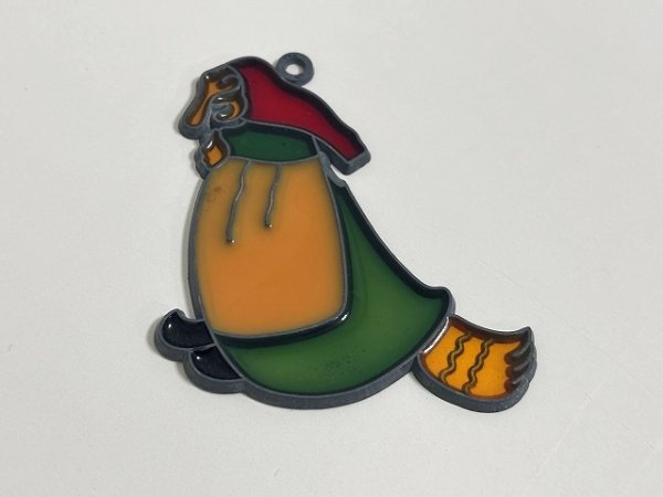 画像2: ステンドグラス風 ウォールデコ サンキャッチャー 壁掛け飾り USA オールド ヴィンテージ vintage (2)