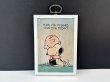 画像1: ヴィンテージ  スヌーピー チャーリーブラウン 1980's HALLMARK WALL PLAQUE 壁掛け 飾り SNOOPY PEANUTS MADE IN USA (1)