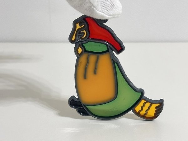 画像1: ステンドグラス風 ウォールデコ サンキャッチャー 壁掛け飾り USA オールド ヴィンテージ vintage (1)